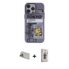 MARSİLYAN™- iPhone 13 Pro Max Kılıf Zirve Form Özel Seri - Siyah Bilvis 3D Cam Ekran Koruyucu + Rainbow Kamera Lens Koruma Cam - REGD