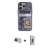 MARSİLYAN™- iPhone 13 Pro Max Kılıf Zirve Form Özel Seri - Siyah Bilvis 3D Cam Ekran Koruyucu + Rainbow Kamera Lens Koruma Cam - KI
