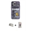 MARSİLYAN™- iPhone 13 Pro Max Kılıf Zirve Form Özel Seri - Siyah Bilvis 3D Cam Ekran Koruyucu + Rainbow Kamera Lens Koruma Cam - BZ