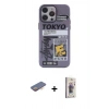 MARSİLYAN™- iPhone 13 Pro Max Kılıf Zirve Form Özel Seri - Siyah Bilvis 3D Cam Ekran Koruyucu + Renkli Kamera Lens Koruma Cam - TU