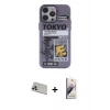 MARSİLYAN™- iPhone 13 Pro Max Kılıf Zirve Form Özel Seri - Siyah Bilvis 3D Mat Cam Ekran Koruyucu + Rainbow Kamera Lens Koruma Cam - REGD