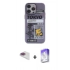 MARSİLYAN™- iPhone 13 Pro Max Kılıf Zirve Form Özel Seri - Siyah Bilvis 5in1 3D Magic Cam Ekran Koruyucu + Gökkuşağı Pers Alüminyum Kamera Lens