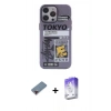 MARSİLYAN™- iPhone 13 Pro Max Kılıf Zirve Form Özel Seri - Siyah Bilvis 5in1 3D Magic Cam Ekran Koruyucu + Metal Kamera Lens Koruma Cam - KI