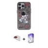 MARSİLYAN™- iPhone 13 Pro Max Kılıf Zirve Form Özel Seri - Siyah Bilvis 5in1 3D Magic Cam Ekran Koruyucu + Pers Alüminyum Kamera Lens - KI