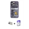 MARSİLYAN™- iPhone 13 Pro Max Kılıf Zirve Form Özel Seri - Siyah Bilvis 5in1 3D Magic Cam Ekran Koruyucu + Rainbow Kamera Lens Koruma Cam - MR
