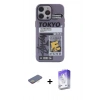MARSİLYAN™- iPhone 13 Pro Max Kılıf Zirve Form Özel Seri - Siyah Bilvis 5in1 3D Magic Cam Ekran Koruyucu + Renkli Kamera Lens Koruma Cam - SI