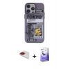 MARSİLYAN™- iPhone 13 Pro Max Kılıf Zirve Form Özel Seri - Siyah Bilvis 5in1 5D Magic Hayalet Cam Ekran Koruyucu + Pers Alüminyum Kamera Lens - KI