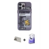 MARSİLYAN™- iPhone 13 Pro Max Kılıf Zirve Form Özel Seri - Siyah Bilvis 5in1 5D Magic Hayalet Cam Ekran Koruyucu + Rainbow Kamera Lens Koruma Cam - REGD