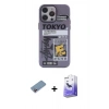 MARSİLYAN™- iPhone 13 Pro Max Kılıf Zirve Form Özel Seri - Siyah Bilvis 5in1 5D Magic Hayalet Cam Ekran Koruyucu + Shine Kamera Lens Koruma Cam - PE