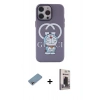 MARSİLYAN™- iPhone 13 Pro Max Kılıf Zirve Form Özel Seri - Siyah Bilvis Hayalet Cam Ekran Koruyucu + Shine Kamera Lens Koruma Cam - GI
