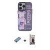 MARSİLYAN™- iPhone 13 Pro Max Kılıf Zirve Form Özel Seri - Siyah Bilvis Hayalet Cam Ekran Koruyucu + Shine Kamera Lens Koruma Cam - GI