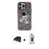 MARSİLYAN™- iPhone 13 Pro Max Kılıf Zirve Form Özel Seri - Siyah Bilvis Hayalet Cam Ekran Koruyucu + Raze Metal Kamera Lens - GD