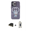 MARSİLYAN™- iPhone 13 Pro Max Kılıf Zirve Form Özel Seri - Siyah Bilvis Hayalet Cam Ekran Koruyucu + Raze Metal Kamera Lens - GD