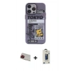 MARSİLYAN™- iPhone 13 Pro Max Kılıf Zirve Form Özel Seri - Siyah Bilvis Hayalet Cam Ekran Koruyucu + Kırmızı Rainbow Kamera Lens Koruma Cam