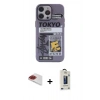 MARSİLYAN™- iPhone 13 Pro Max Kılıf Zirve Form Özel Seri - Siyah Bilvis Hayalet Cam Ekran Koruyucu + Pers Alüminyum Kamera Lens - KI