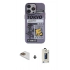 MARSİLYAN™- iPhone 13 Pro Max Kılıf Zirve Form Özel Seri - Siyah Bilvis Hayalet Cam Ekran Koruyucu + Pers Alüminyum Kamera Lens - GD