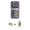 MARSİLYAN™- iPhone 13 Pro Max Kılıf Zirve Form Özel Seri - Siyah Bilvis Hayalet Cam Ekran Koruyucu + Rainbow Kamera Lens Koruma Cam - BZ
