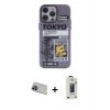MARSİLYAN™- iPhone 13 Pro Max Kılıf Zirve Form Özel Seri - Siyah Bilvis Hayalet Cam Ekran Koruyucu + Rainbow Kamera Lens Koruma Cam - MI