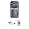 MARSİLYAN™- iPhone 13 Pro Max Kılıf Zirve Form Özel Seri - Siyah Bilvis Hayalet Cam Ekran Koruyucu + Sierra Blue Pers Alüminyum Kamera Lens