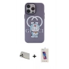 MARSİLYAN™- iPhone 13 Pro Max Kılıf Zirve Form Özel Seri - Siyah Joko 5D Cam + Rainbow Kamera Lens Koruma Cam - BZ