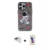 MARSİLYAN™- iPhone 13 Pro Max Kılıf Zirve Form Özel Seri - Siyah Joko 5D Cam + Pers Alüminyum Kamera Lens - GD