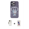 MARSİLYAN™- iPhone 13 Pro Max Kılıf Zirve Form Özel Seri - Siyah Joko 5D Cam + Shine Kamera Lens - GD