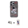 MARSİLYAN™- iPhone 13 Pro Max Kılıf Zirve Form Özel Seri - Siyah Joko 5D Cam + Rainbow Kamera Lens Koruma Cam - MR
