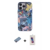 MARSİLYAN™- iPhone 13 Pro Max Kılıf Zirve Form Özel Seri - Siyah Joko 5D Cam + Shine Kamera Lens Koruma Cam - PE
