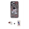 MARSİLYAN™- iPhone 13 Pro Max Kılıf Zirve Form Özel Seri - Siyah Joko 5D Cam + Pers Alüminyum Kamera Lens - KI