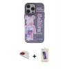MARSİLYAN™- iPhone 13 Pro Max Kılıf Zirve Form Özel Seri - Siyah Joko 5D Cam + Pers Alüminyum Kamera Lens - KI