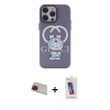 MARSİLYAN™- iPhone 13 Pro Max Kılıf Zirve Form Özel Seri - Siyah Joko 5D Cam + Rainbow Kamera Lens Koruma Cam - KI