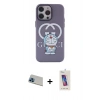 MARSİLYAN™- iPhone 13 Pro Max Kılıf Zirve Form Özel Seri - Siyah Joko 5D Cam + Rainbow Kamera Lens Koruma Cam - MI