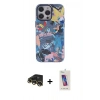 MARSİLYAN™- iPhone 13 Pro Max Kılıf Zirve Form Özel Seri - Siyah Joko 5D Cam + Raze Metal Kamera Lens - GD