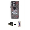 MARSİLYAN™- iPhone 13 Pro Max Kılıf Zirve Form Özel Seri - Siyah Joko 5D Cam + Raze Metal Kamera Lens - GD