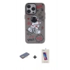 MARSİLYAN™- iPhone 13 Pro Max Kılıf Zirve Form Özel Seri - Siyah Joko 5D Cam + Renkli Kamera Lens Koruma Cam - SI