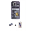 MARSİLYAN™- iPhone 13 Pro Max Kılıf Zirve Form Özel Seri - Siyah Joko 5D Cam + Renkli Kamera Lens Koruma Cam - TU