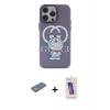 MARSİLYAN™- iPhone 13 Pro Max Kılıf Zirve Form Özel Seri - Siyah Joko 5D Cam + Renkli Kamera Lens Koruma Cam - SI
