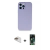 MARSİLYAN™- iPhone 13 Pro Max Kılıf Zirve Modern Özel Seri - Şeffaf 360 Full Body Arka Koruyucu + Gold Pers Alüminyum Kamera Lens
