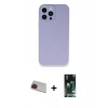 MARSİLYAN™- iPhone 13 Pro Max Kılıf Zirve Modern Özel Seri - Şeffaf 360 Full Body Arka Koruyucu + Rainbow Kamera Lens Koruma Cam - KI