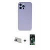 MARSİLYAN™- iPhone 13 Pro Max Kılıf Zirve Modern Özel Seri - Şeffaf 360 Full Body Arka Koruyucu + Rainbow Kamera Lens Koruma Cam - MR