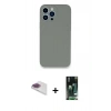 MARSİLYAN™- iPhone 13 Pro Max Kılıf Zirve Modern Özel Seri - Şeffaf 360 Full Body Arka Koruyucu + Pers Alüminyum Kamera Lens - GI