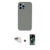 MARSİLYAN™- iPhone 13 Pro Max Kılıf Zirve Modern Özel Seri - Şeffaf 360 Full Body Arka Koruyucu + Pers Alüminyum Kamera Lens - GD