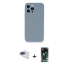 MARSİLYAN™- iPhone 13 Pro Max Kılıf Zirve Modern Özel Seri - Şeffaf 360 Full Body Arka Koruyucu + Pers Alüminyum Kamera Lens - LT