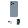 MARSİLYAN™- iPhone 13 Pro Max Kılıf Zirve Modern Özel Seri - Şeffaf 360 Full Body Arka Koruyucu + Pers Alüminyum Kamera Lens - GD