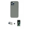 MARSİLYAN™- iPhone 13 Pro Max Kılıf Zirve Modern Özel Seri - Şeffaf 360 Full Body Arka Koruyucu + Rainbow Kamera Lens Koruma Cam - MI