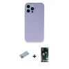 MARSİLYAN™- iPhone 13 Pro Max Kılıf Zirve Modern Özel Seri - Şeffaf 360 Full Body Arka Koruyucu + Shine Kamera Lens Koruma Cam - MI