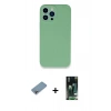 MARSİLYAN™- iPhone 13 Pro Max Kılıf Zirve Modern Özel Seri - Şeffaf 360 Full Body Arka Koruyucu + Shine Kamera Lens Koruma Cam - GI