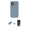 MARSİLYAN™- iPhone 13 Pro Max Kılıf Zirve Modern Özel Seri - Şeffaf 360 Full Body Arka Koruyucu + Shine Kamera Lens Koruma Cam - GI