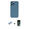 MARSİLYAN™- iPhone 13 Pro Max Kılıf Zirve Modern Özel Seri - Şeffaf 360 Full Body Arka Koruyucu + Shine Kamera Lens Koruma Cam - MI