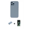 MARSİLYAN™- iPhone 13 Pro Max Kılıf Zirve Modern Özel Seri - Şeffaf 360 Full Body Arka Koruyucu + Shine Kamera Lens Koruma Cam - MI